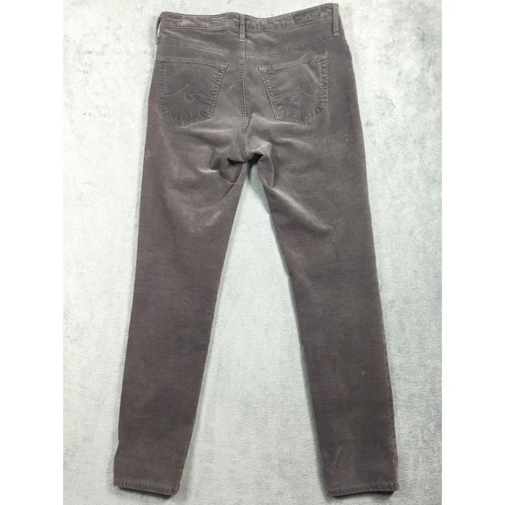 AG Stevie Ankle Pants Jeans Womens 28 28R Black‎ Velvet USA Limited Edition